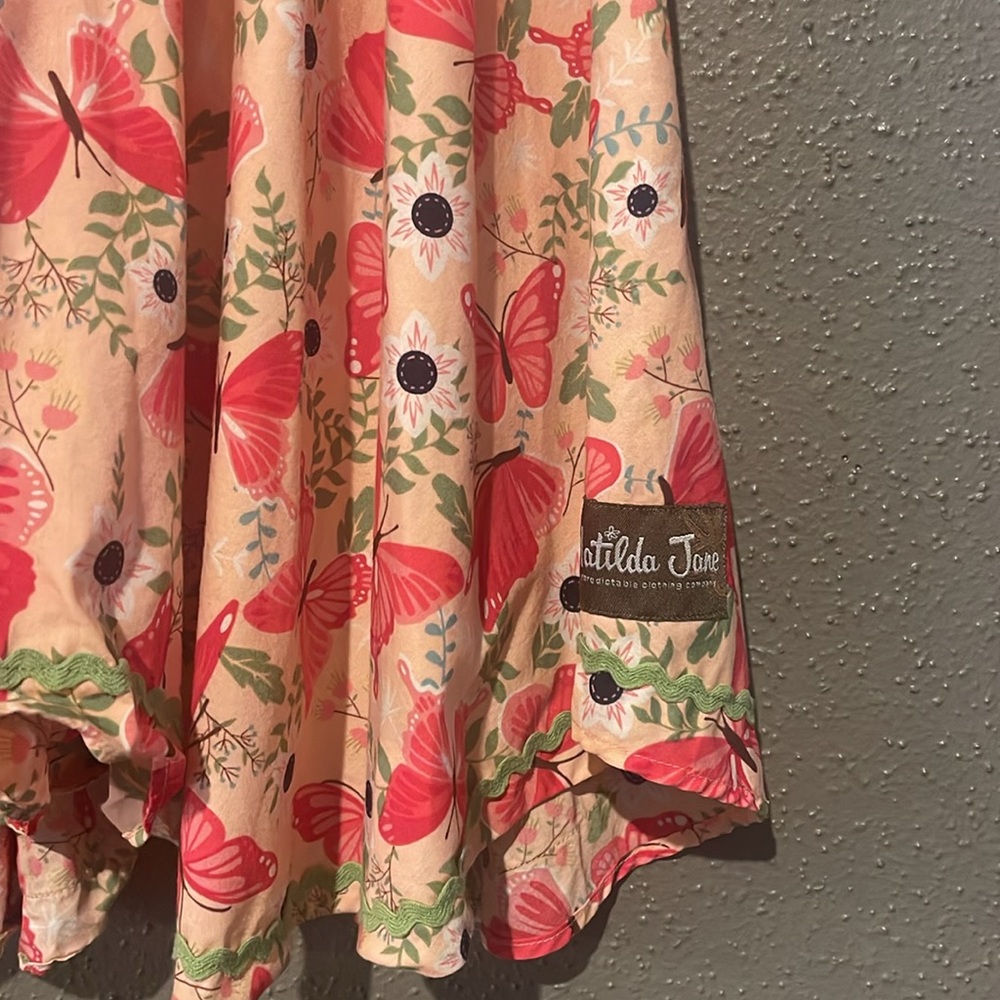 Matilda Jane Good to Go Dress- Butterfly Polka Dot Twirly - Picture 10 of 12